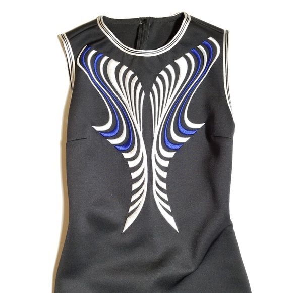 Clover Canyon Scuba Embroidered Sheath Dress - Picture 2 of 8